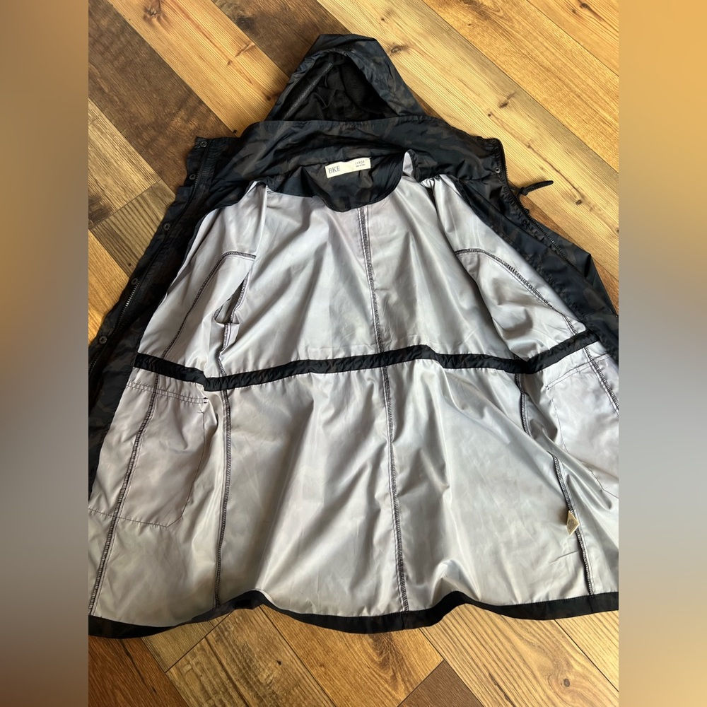 BKE black and tan camo wind breaker jacket - Picture 5 of 9
